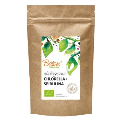 Chlorella + spirulina BIO 625tabletek 250g (400mg)