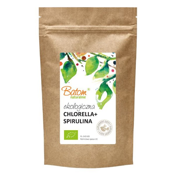 Chlorella + spirulina BIO 625tabletek 250g (400mg)