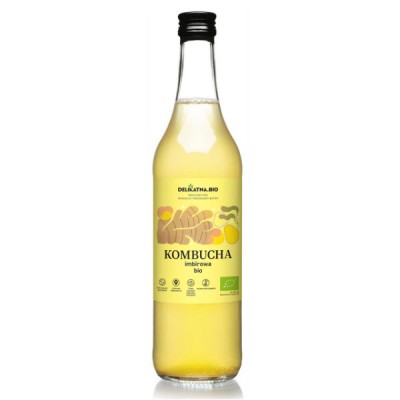 Kombucha imbirowa bezglutenowa BIO 500ml