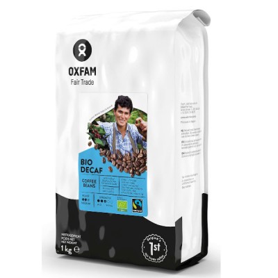 Kawa ziarnista bezkofeinowa arabica/robusta fair trade Bio 1kg