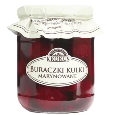 Buraczki marynowane kulki 470g (300g)