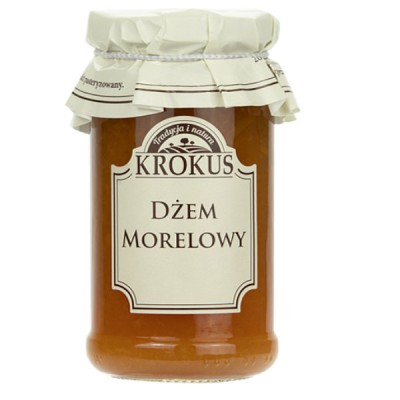 Dżem morelowy o obniżonej zawartości cukru bezglutenowy 235g