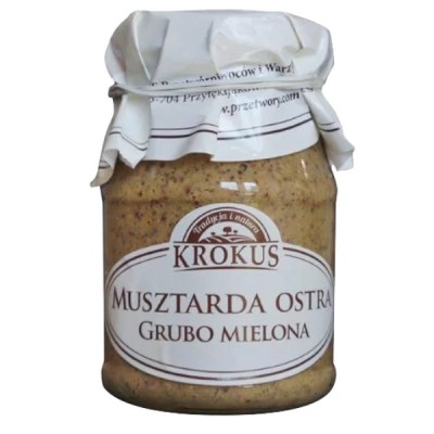 Musztarda ostra grubo mielona 180g