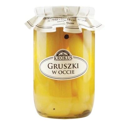 Gruszki w occie 700g (400g)