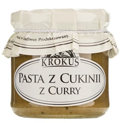 Pasta z cukinii i ciecierzycy z curry bezglutenowa 180g