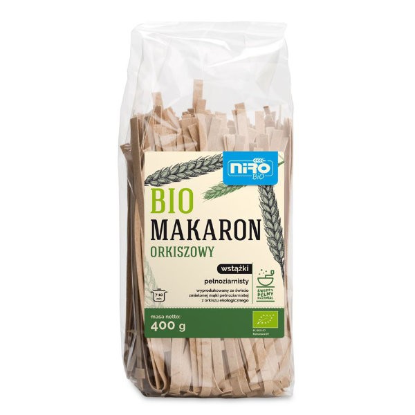 Makaron orkiszowy razowy wstążki BIO 400g