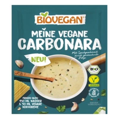 Sos carbonara wegański bezglutenowy BIO 27g