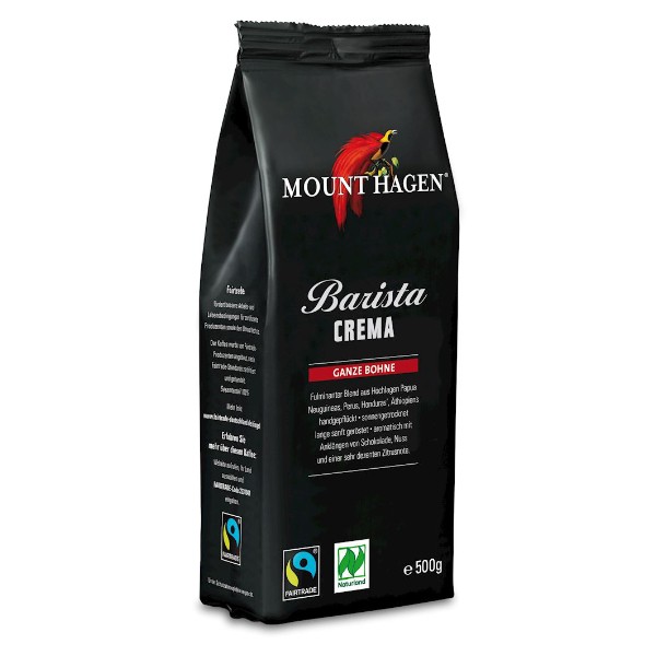 Kawa ziarnista arabica 100% barista crema Fair Trade BIO 500g