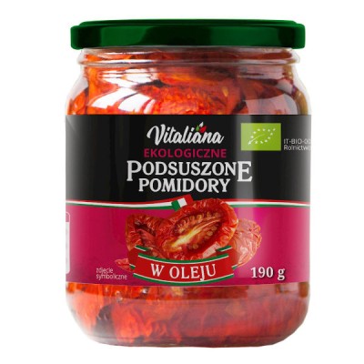 Pomidory podsuszone w oleju BIO 190g