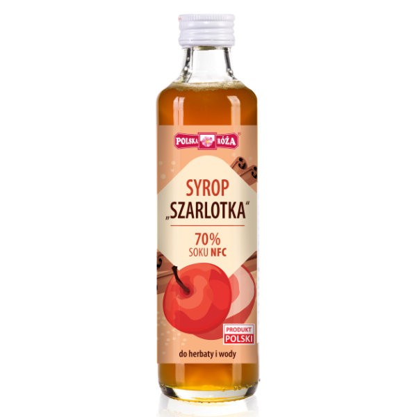 Syrop jabłkowy z cynamonem Szarlotka 250ml