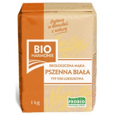 Mąka pszenna luksusowa TYP 550 BIO 1kg