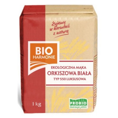 Mąka orkiszowa luksusowa TYP 550 BIO 1kg