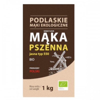 Mąka pszenna jasna BIO typ 550 1kg