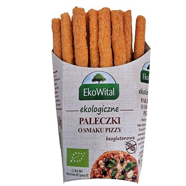 Pałeczki o smaku pizzy bezglutenowe BIO 60g