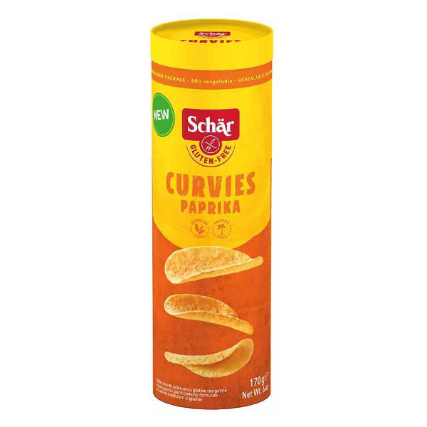 Chipsy paprykowe bezglutenowe 170g