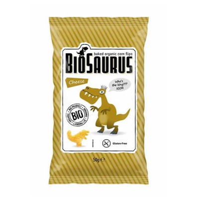 Bezglutenowe chrupki o smaku serowym BIO 50g