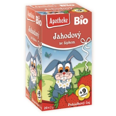 Herbatka dla dzieci - dzika róża, truskawka po 9 miesiącu BIO (20x2g) 40g