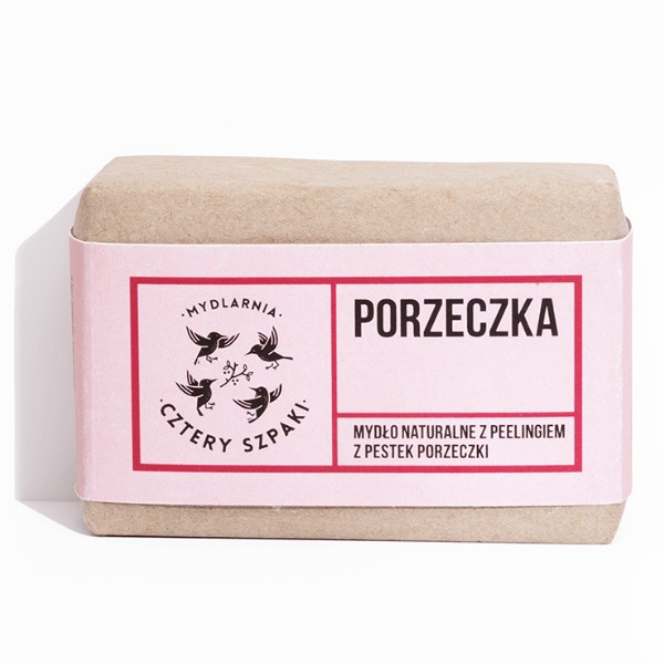 Peelingujące mydło w kostce porzeczkowe 110g