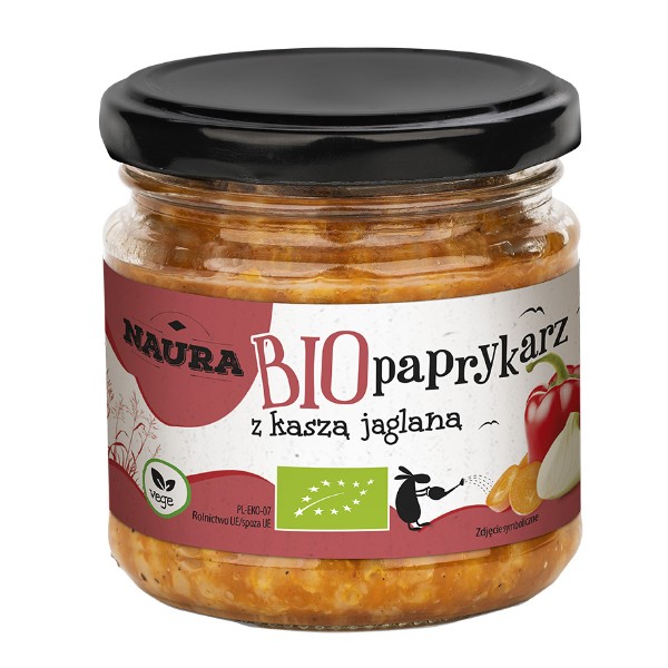 Paprykarz z kasza jaglaną wegański BIO 190g