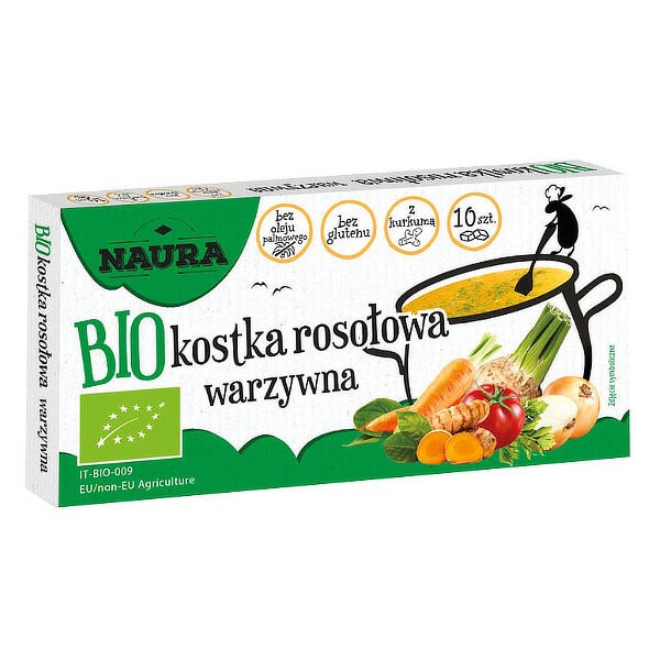 Kostka rosołowa warzywna BIO 100g