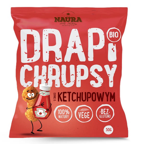 Chrupki o smaku ketchupowym BIO 50g