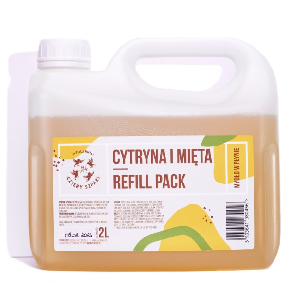 Refil Pack Mydło w płynie Cytryna i Mięta 2l