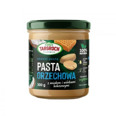 Pasta orzechowa + miód + kokos 300g