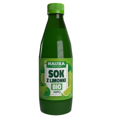 Ekologiczny sok z limonek 100% NFC 250ml