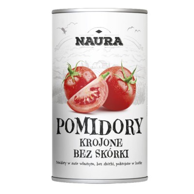 Pomidory krojone bez skórki 400g