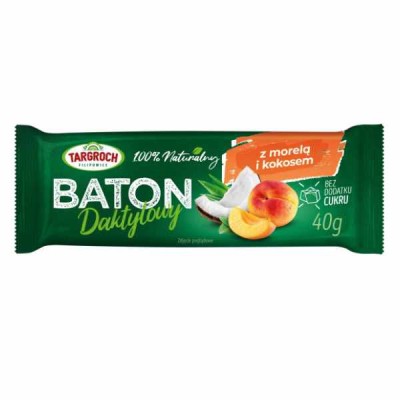 Baton daktylowy z kokosem i morelami 40g