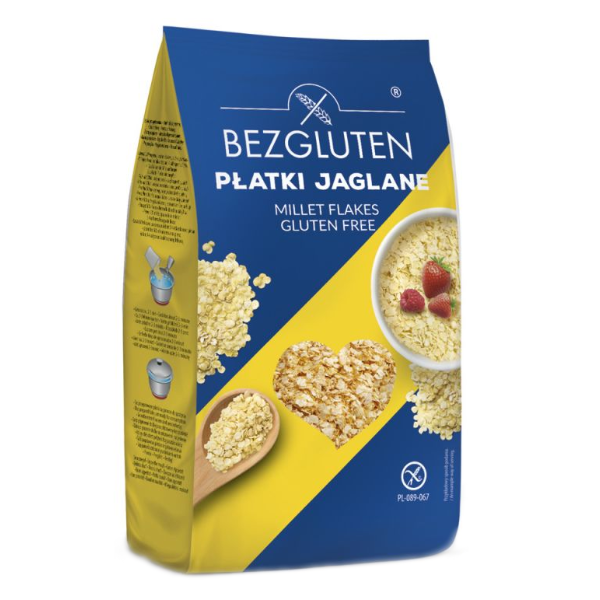 Bezglutenowe płatki jaglane 300g