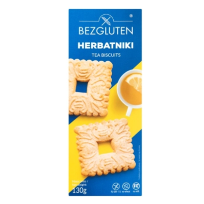 Bezglutenowe herbatniki 130g