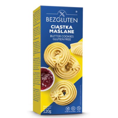 Ciastka maślane bezglutenowe 120g