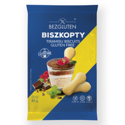 Bezglutenowe biszkopty 85g