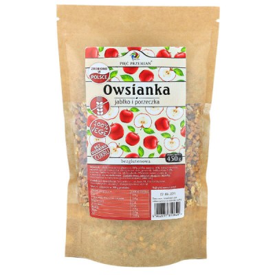 Owsianka jabłko porzeczka bezglutenowa 450g