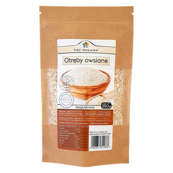 Otręby owsiane bezglutenowe 250g