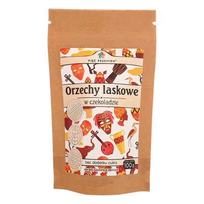 Orzechy laskowe w czekoladzie bez cukru 100g