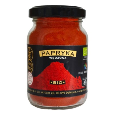 Papryka wędzona bezglutenowa BIO 85g