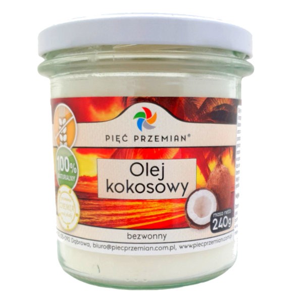 Olej kokosowy bezwonny 240g