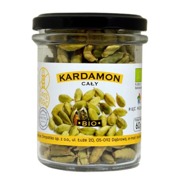 Kardamon cały bezglutenowy BIO 60g