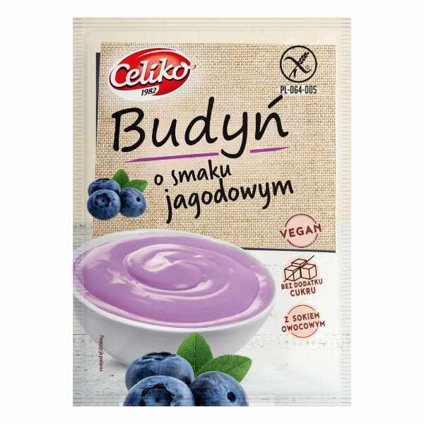 Bezglutenowy budyń jagodowy 40g