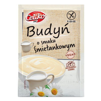 Bezglutenowy budyń śmietankowy 40g