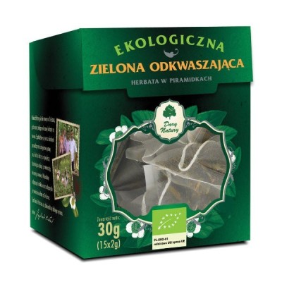 Herbata zielona odkwaszająca piramidki BIO (15 x 2g)