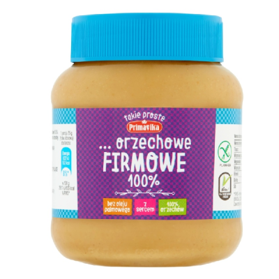 Pasta z prażonych orzeszków ziemnych Firmowa bezglutenowa 350g