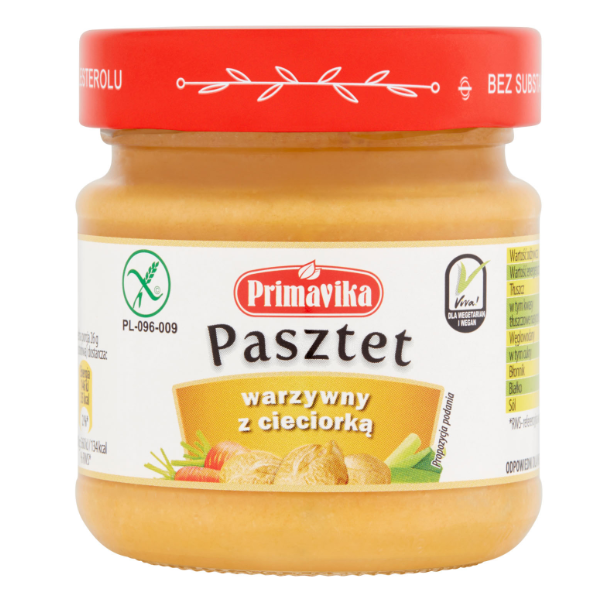 Pasztet warzywny z cieciorką 160g