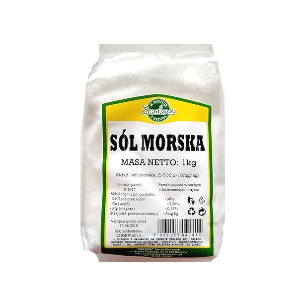 Sól morska drobna 1kg