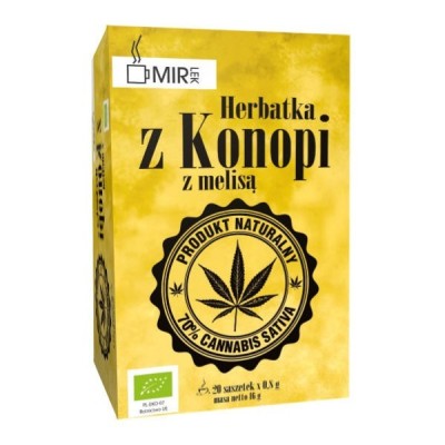 Herbatka z konopi z melisą BIO (20x 0,8g) 16g