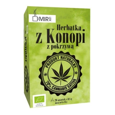 Herbatka z konopi z pokrzywą BIO (20x 0,8g) 16g