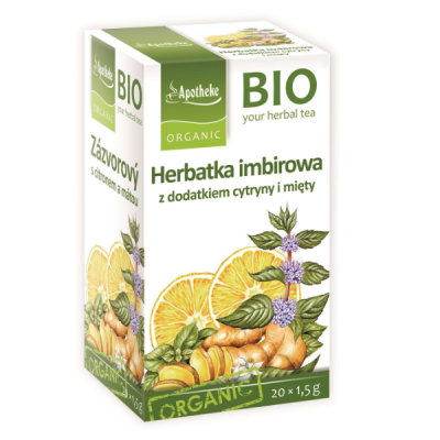 Herbatka imbirowa (cytryna i mięta) BIO 20 x 1,5g