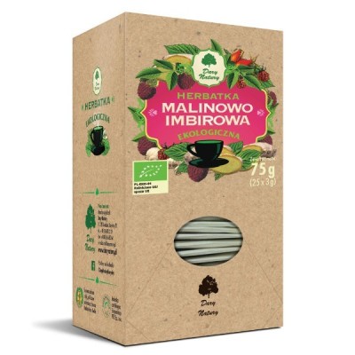 Herbatka malinowo-imbirowa BIO (25x3g)